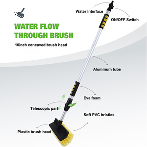 Telescopic Boat Washing <strong>Deck</strong> Cleaning Car Wash <strong>Brush</strong> With Long Handle - Product Image 3