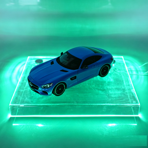 Base lumineuse LED en acrylique alimentée par USB personnalisable pour vitrine de voitures miniatures de collection - Product Image 2