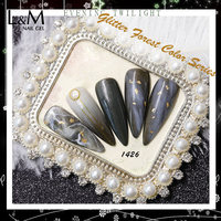 Ibdgel Nouveau Gel Couleur Forêt Pailleté Vernis Gel UV pour Ongles Vente en Gros