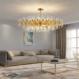 <span class=keywords><strong>Lustre</strong></span> en <span class=keywords><strong>cristal</strong></span> minimaliste italien de luxe moderne pour la maison et le restaurant pour l'approvisionnement transfrontalier d'<span class=keywords><strong>Amazon</strong></span> et l'éclairage d'hôtel - Product Image 4