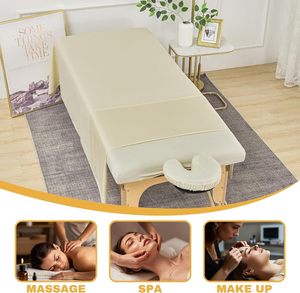 Soft Microfiber Salon Table Sheets <b>Set</b> 2 Piece <b>Set</b> <b>Massage</b> Face Rest Cover - Product Image 3