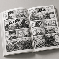 Impression personnalisée de bandes dessinées à couverture souple pour l'auto-édition d'anime, de mangas, de zines et de romans graphiques