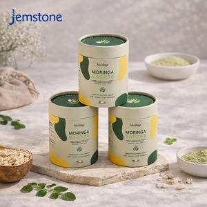 Custom Eco Friendly Vitamin Supplement Food Packaging for <b>Protein</b> Collagen Baobab <b>Powder</b> Cardboard Cylinder Paper Tube - Product Image 4