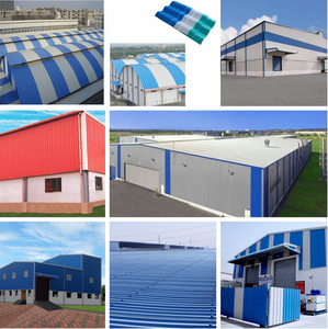 Revêtement <span class=keywords><strong>de</strong></span> <span class=keywords><strong>toit</strong></span> creux trapézoïdal UPVC pour entrepôt - Product Image 6