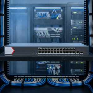 สวิตช์ PoE อัจฉริยะ 24 พอร์ต รุ่น DS-3E1526P-EI/M รองรับ CMOS Sensor และ NVR - Product Image 2