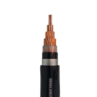 Cable de Alimentación de Cobre de Bajo Voltaje Retardante de Llama con Aislamiento XLPE y Cubierta de PVC para Construcción de Edificios