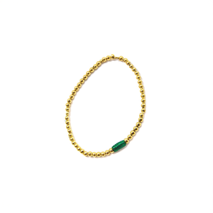 Fashion <b>Beaded</b> <b>Bracelet</b> 316L Stainless Steel PVD <b>Gold</b> Plating Sustainable Resistant - Product Image 2