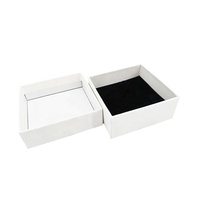 Elegante Geschenkbox mit individuellem Logo, Deckel und Boden aus Hartkarton, UV-beschichtet, aus recycelten Materialien, mit abnehmbarem Deckel und matter Laminierung für Schmuck