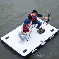 Fabricant CE Poisson portable de grande taille Quai flottant portable Plate-forme Skiff Boat Bateau de pêche Bateaux flottants