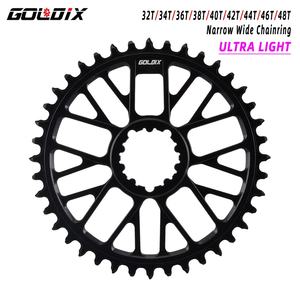 GOLDIX Manivelle de vélo ultralégère 170/175 mm en alliage d'aluminium BSA BB92 pour vélo de route, VTT et gravier, avec plateau <span class=keywords><strong>50</strong></span>-34T pour chaîne Sram - Product Image 4