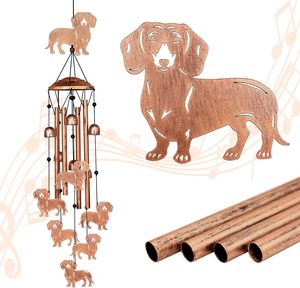 Poodle Wind Chimes Outdoor <b>Gifts</b> for Women/Men/Mom/Wife/Grandma Birthday <b>Gifts</b> <b>Memorial</b> <b>Gift</b> Metal WindChime - Product Image 5