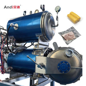 <span class=keywords><strong>Stérilisateur</strong></span> professionnel de cornue d'immersion d'eau de double couche de 1000kg-équipement de traitement des aliments - Product Image 3