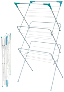 Factory <strong>UK</strong> Style Foldable Laundry Cloth Drying Rack Clothes Dryer Hanger <strong>Stand</strong> Horse Towel Clothes Airer - Product Image 4