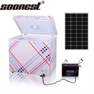 ตู้เย็นพลังงานแสงอาทิตย์ ตู้แช่แข็งพลังงานแสงอาทิตย์ 300 ลิตร AC 12V/24V ตู้แช่แข็งพลังงานแสงอาทิตย์แบบชาร์จไฟสำหรับบ้าน ตู้เย็นพลังงานแสงอาทิตย์ - Product Image 3