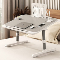 Portable pliable en métal bureau réglable bureau d'ordinateur bureau pliant Table pliante support d'ordinateur portable rotatif pour lit