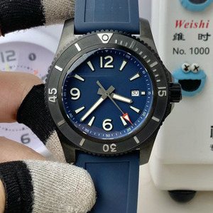 Reloj mecánico automático de buceo profesional de alta gama para hombre, de lujo, con apariencia de cristal azul de 46 mm. - Product Image 1