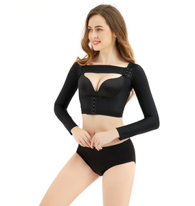 Chaleco Corrector Postquirúrgico para Liposucción de Brazos, Faja de Nailon sin Costuras con Soporte para el Pecho, Moldeador Corporal Ajustable - Product Image 1