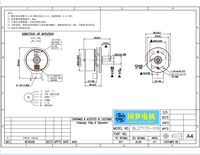 BL2717O-016 14.4V 36W 9000RPM BLDC 11.7mN.m Couple de rotation pour aspirateur robot, moteur BLDC pour robot de balayage pour application domestique