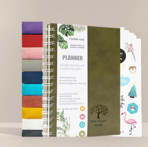 2024 Promotion School Wholesale A5 Diary PP Cover Note Book Lined Journal Custom Spiral <b>Notebook</b> - Product Image 3