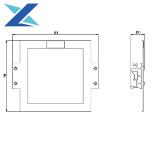 Siemens Brandneue Original 7KM99000YA000AA0 Führungsschienen-Halterung 7KM9900-0YA00-0AA0 DIN-Schienen-Montagehalterung - Product Image 2
