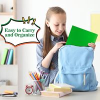 Carpeta de Plástico con Bolsillos y Cierres, Carpeta de Polipropileno de 2 Bolsillos con 3 Cierres, Capacidad para Papel de 8.5 x 11 Pulgadas, para la Escuela, Oficina y Hogar