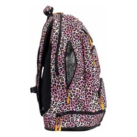 Sacs de voyage imperméables de grande taille, imprimé léopard rose, sac d'équipement de natation, sac à dos de sport avec plusieurs compartiments pour femmes et filles