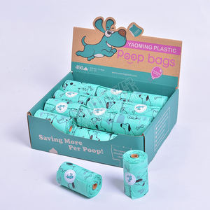 कस्टम मुद्रित कुत्ता पूप बैग धारक डिस्पेंसर बायोडिग्रेडेबल कुत्ता निपटान बैग पालतू कुत्ता अपशिष्ट पूप बैग रोल में - Product Image 1