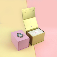 Caja de Embalaje de Perfume de Terciopelo Rígido Moderno y de Lujo Personalizada con Materiales Reciclados para Aceite Esencial y Sérum para el Cuidado de la Piel