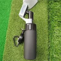 Logo personnalisé Brosse de nettoyage de club de golf Brosse à eau de golf noir mat brillant avec clip rétractable