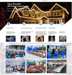 Cascade Icicle LED Lumières de <span class=keywords><strong>Noël</strong></span> IP65 <span class=keywords><strong>Guirlande</strong></span> étanche avec caractéristique décorative féerique - Product Image 6