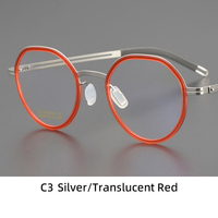 Lunettes à monture ovale tendance avec verres correcteurs ajustables et montures ultra-légères pour hommes et femmes