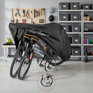 <span class=keywords><strong>Housse</strong></span> <span class=keywords><strong>de</strong></span> <span class=keywords><strong>vélo</strong></span> pliable 2-3 places en polyester 210D 300D Oxford, imperméable, anti-poussière, <span class=keywords><strong>pour</strong></span> extérieur, personnalisable - Product Image 1