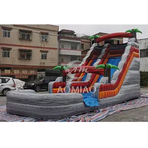 Escorregador de água inflável gigante de pvc, personalizado, qualidade comercial, piscina seca ou escorregador seco para adultos, deslizantes de água, para venda