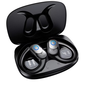 S72 <span class=keywords><strong>Bluetooth</strong></span> V5.4 Hoofdtelefoon Draadloze Sport-Oordopjes Met Oorhaak Led-Oplaadcase Waterdichte Oordopjes Deep <span class=keywords><strong>Bass</strong></span> Fcc - Product Image 1
