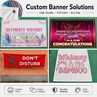 Bannière en vinyle personnalisée pour l'extérieur, imprimée en UV, imperméable, pour la campagne de vente de l'inauguration, la décoration d'événements communautaires