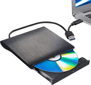 새로운 USB 3.0 및 유형 C DVD 드라이브 CD 버너 드라이버 고속 읽기 쓰기 레코더 외부 DVD-RW 플레이어 작가 리더