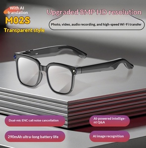 Lunettes Intelligentes Photochromiques à Grande Monture avec Caméra HD 800W, Enregistrement, Traduction IA et Assistant Vocal Intelligent - Product Image 2