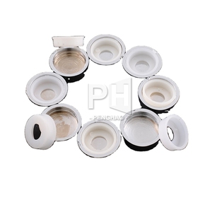 Elementi di Fissaggio Caps Targa Vite Cornice d'argento del Bicromato di Potassio Dado Copre Anelli Adattatori Set licenza Numero di Targa Bulloni - Product Image 2