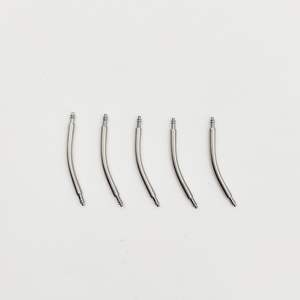 Toptan bir çanta içinde 1000 parça saat kayışı yaylı Pin 12-24 MM 26 27 28MM kavisli sonu için saat kayışı paslanmaz çelik bahar Bar - Product Image 6