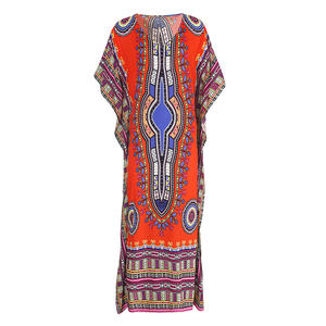 الربيع و الصيف الساخن بيع أمريكا الجنوبية نمط عارضة المرأة زائد اللباس فستان مُزين بطباعة رداء الشاطئ اللباس - Product Image 6