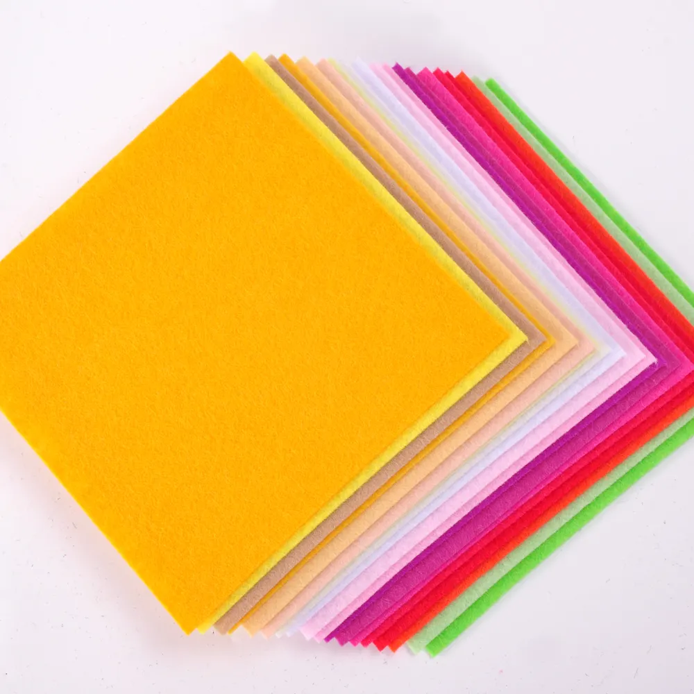 Assorted Color Non-woven Felt Sheets Manufacturer for Crafts, Sewing, Creating Toys and Home Decorations