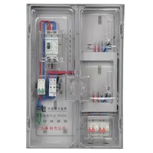 2024 PX-FKD2 Single Phase Transparent Electric Meter Box Wall Mounted Meter Box with Leakage Protection