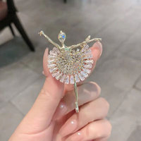 Bros Pin Gadis Balet Modis, Bros Pin Wanita Berkelas, Bros Pin Jas Lucu dan Unik, Aksesoris Hadiah