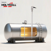 Sensor de Nivel de Combustible Holykell RS485 Modbus para Generador Diésel, Sistema de Monitoreo Remoto IoT