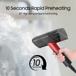 Compre al por mayor en Línea 10s Precalentamiento rápido Plegable y portátil Electricidad Vapeur Irons Handheld Pressure Garment Steamer Ironer - Product Image 3
