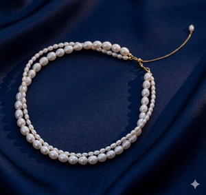 Colliers élégants à superposer, bijoux de cou superposés à double rangée, ornements de cou tendance construits avec des chaînes dorées brillantes - Product Image 6