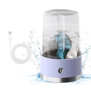 Modern Portable Mini Automatic Washing Machine Small Wireless Charging Device for Cleaning Underwear Socks Cup Accessory - Product Image 4