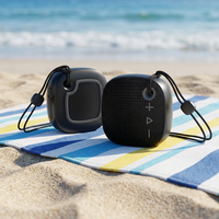 Haut-parleur Bluetooth 5.3 sans fil compact en gros avec lecture de carte TF, étanche IPX4, sortie 5W pour les voyages en extérieur