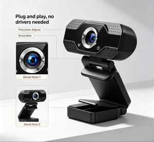 Cámara <span class=keywords><strong>Web</strong></span> <span class=keywords><strong>para</strong></span> PC JIUBEI X5 Full HD 1080P 2K 4K USB WiFi Negra de Alta Calidad y Más Vendida, con Soporte <span class=keywords><strong>para</strong></span> Trípode <span class=keywords><strong>para</strong></span> Reuniones Remotas - Product Image 5