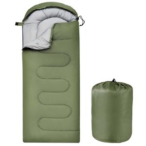 Sacos de Dormir de Poliéster 170T de 950g - 2.4kg, Ligeros, Amigables con la Piel, de Algodón, para Adultos, para Senderismo, Camping y Emergencias - Product Image 1